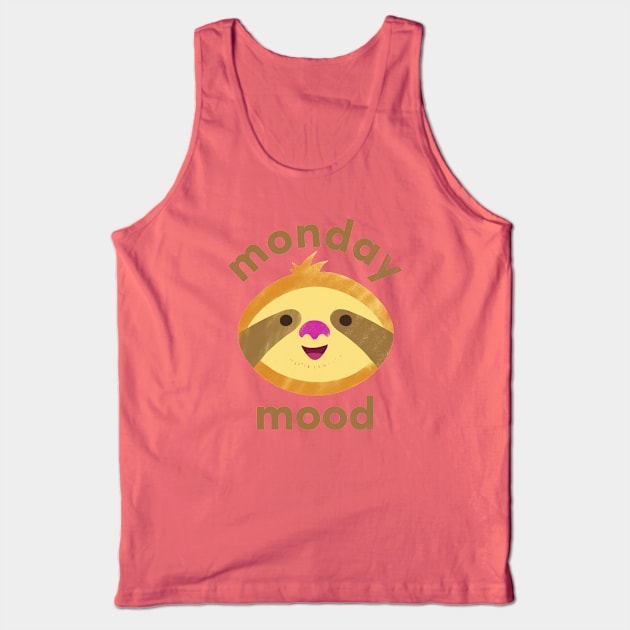 Monday Mood Tank Top by GusDynamite